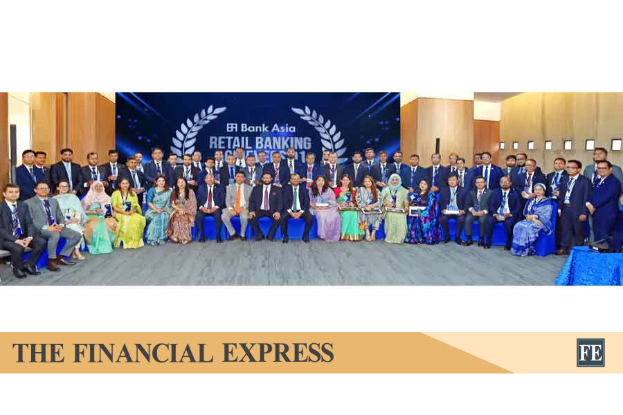 Bank Asia awards employees for outstanding performance in Retail Banking business