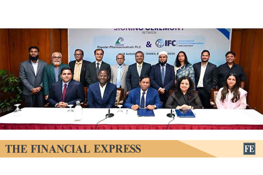 Photo: thefinancialexpress.com.bd IFC Commits $30.7M Loan to Popular Pharmaceuticals for API Imports