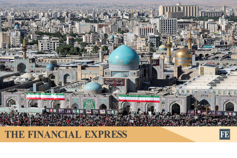 Iran buries Khamenei as crowds chant against Trump