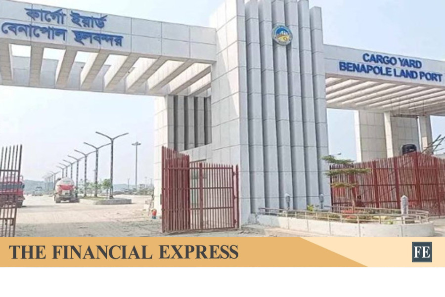 Trade through Benapole land port suspended due to holiday in India