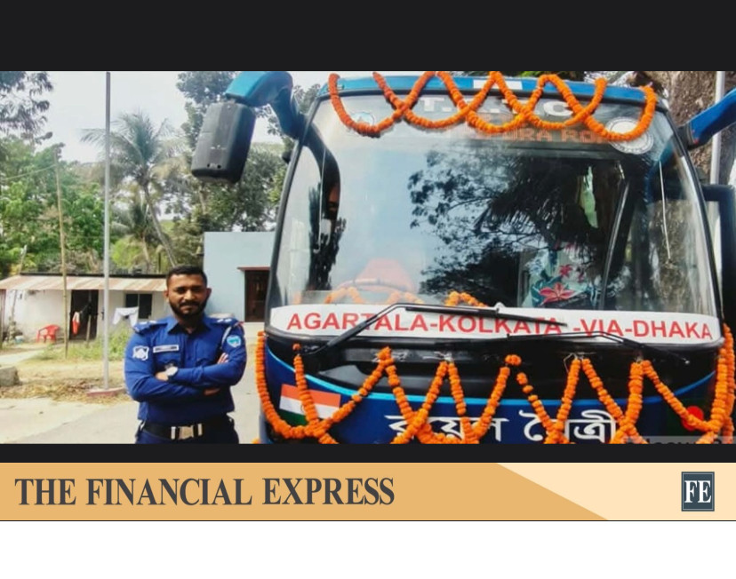 Bus service from Kolkata to Agartala via Dhaka operates for first time in 17 months