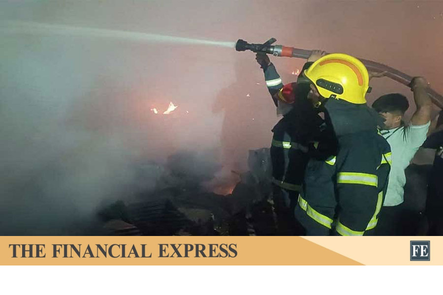 Kalshi slum fire brought under control after two hours | The Financial ...
