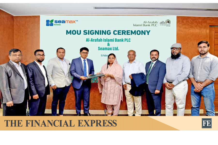 Al-Arafah Islami Bank signs deal with Seamax Ltd