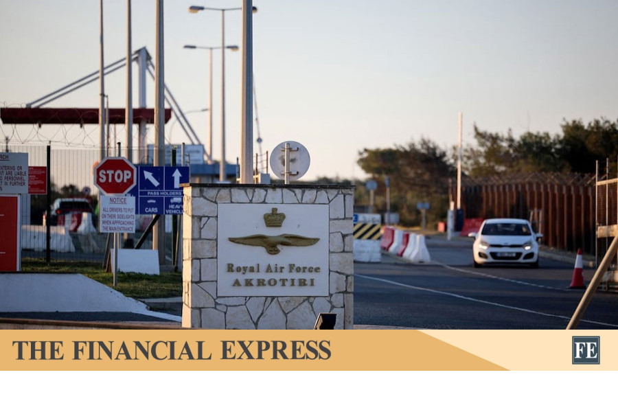 Sirens sound at UK's Akrotiri airbase on Cyprus, Cypriot state TV says