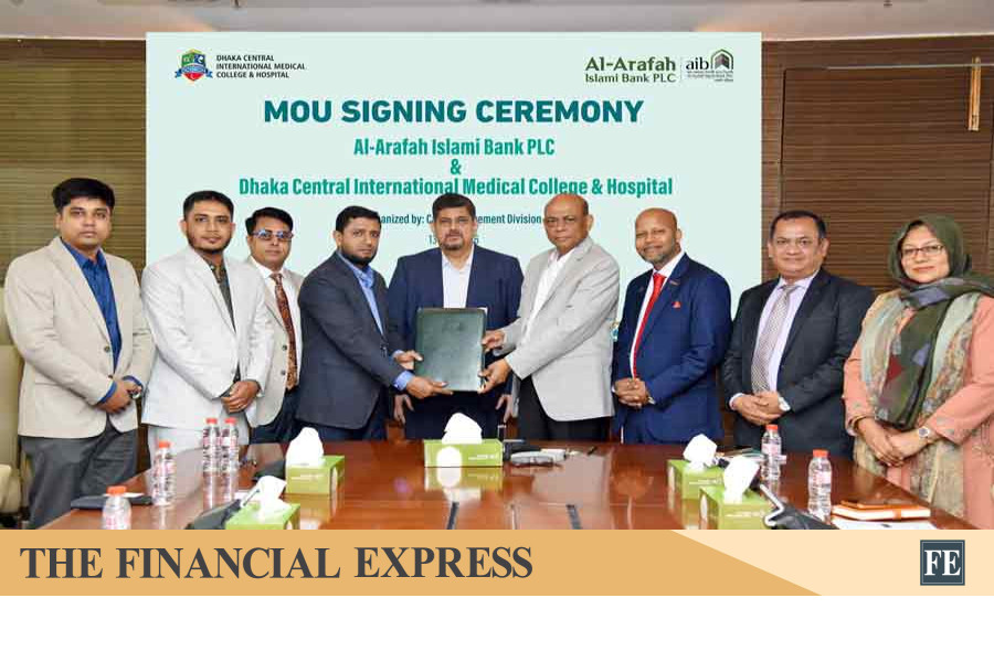 Al-Arafah Islami Bank signs agreement with Dhaka Central International Medical College