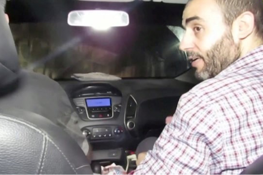 A screengrab shows according to the Israeli Army, Hamas Gaza chief Mohammed Sinwar, taken from a handout video, released on December 17, 2023 — Israeli Army/Handout via REUTERS/File