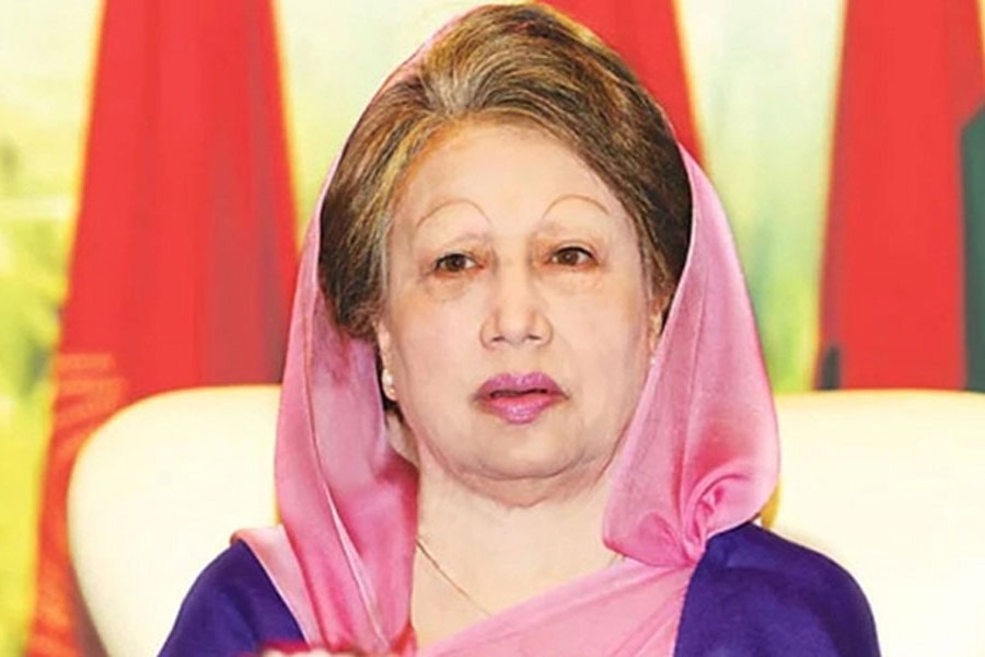 BNP Chairperson Khaleda Zia -- File Photo