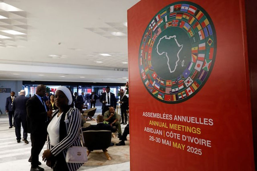 Participants attend the African Development Bank (AfDB) annual meeting, in Abidjan, Ivory Coast, May 27, 2025.