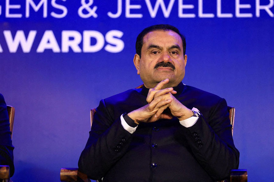 Indian billionaire Gautam Adani attends the 51st Gems and Jewellery Awards in Jaipur, India Nov 30, 2024.