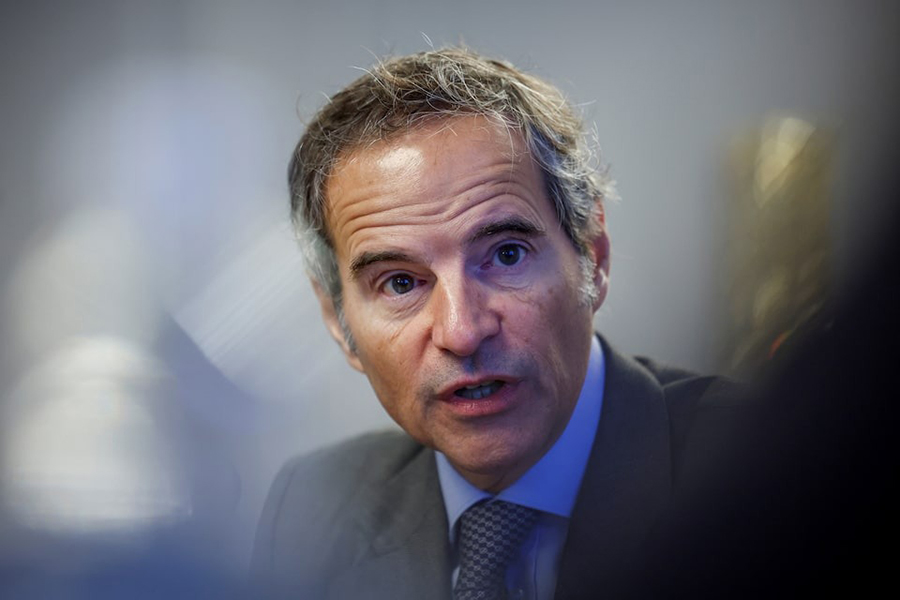 International Atomic Energy Agency (IAEA) Director General Rafael Grossi speaks to the media at the Dupont Circle Hotel in Washington, US on March 15, 2023 — Reuters/File