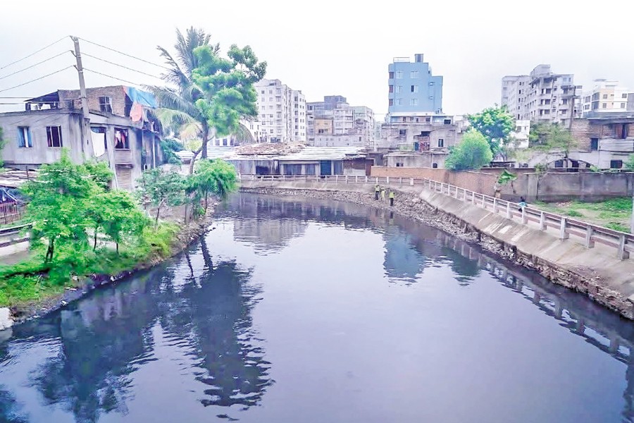 Ramchandrapur Canal after cleaning