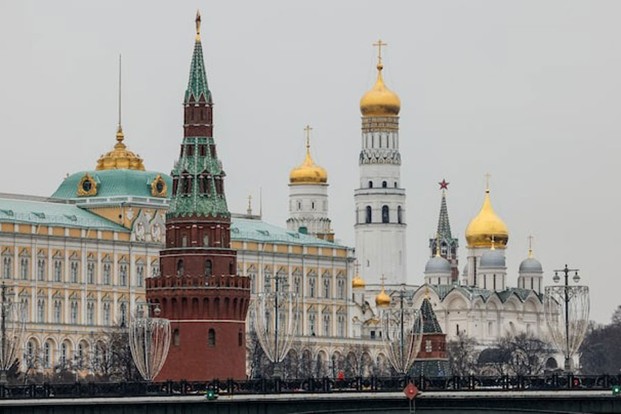 A view shows the Kremlin in central Moscow, Russia, February 13, 2025.