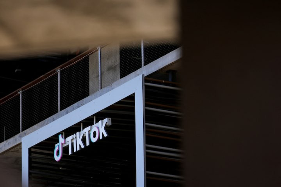 A general view of the offices of TikTok, as the site faced an April 5 deadline to reach a deal to find a non-Chinese buyer under threat of being banned from the United States, in Culver City, California, US, Apr 2, 2025.