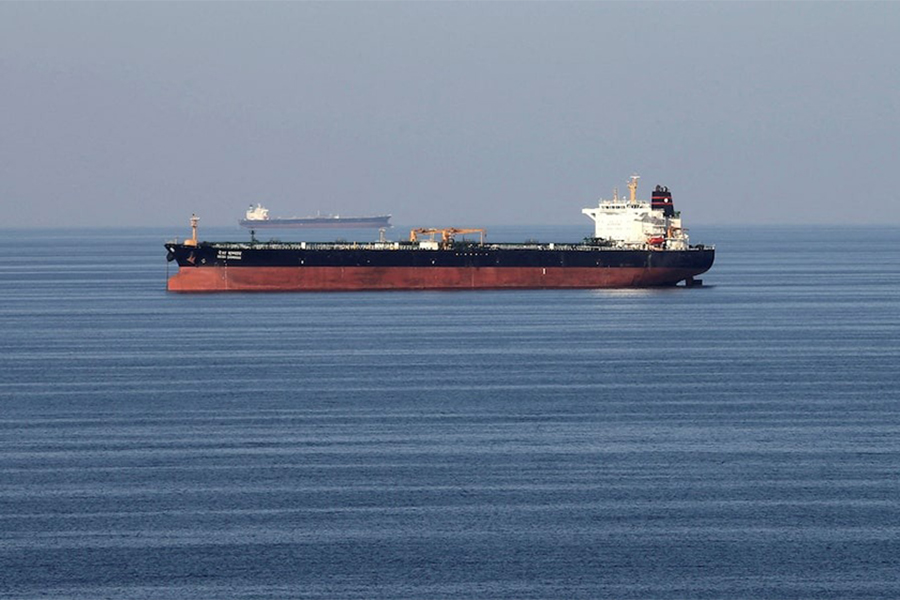Oil tankers pass through the Strait of Hormuz on December 21, 2018 — Reuters/File