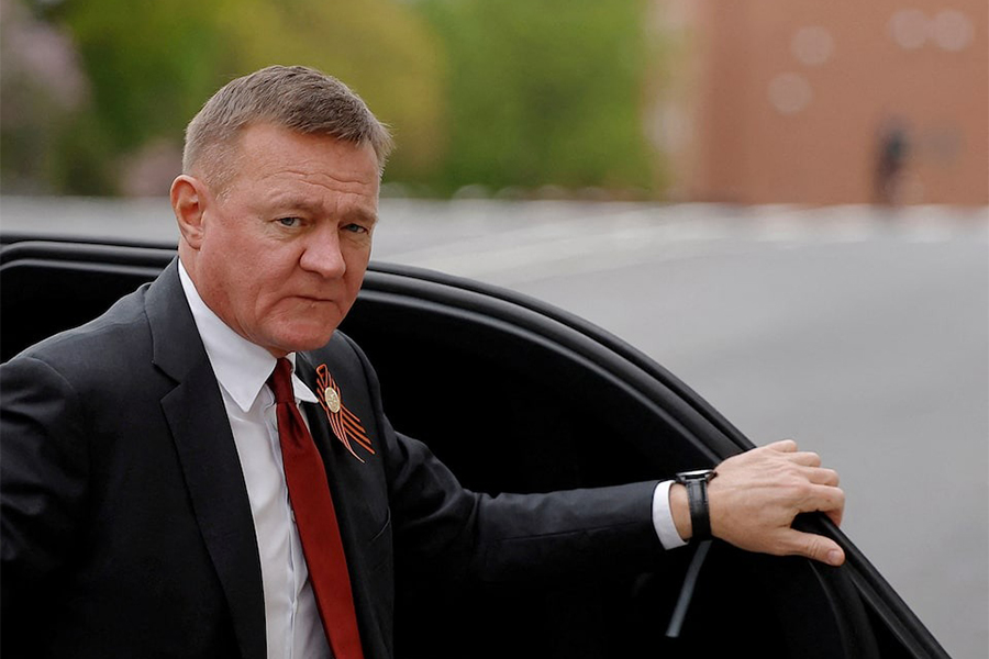 Russian Minister of Transport Roman Starovoit arrives at a meeting of President Vladimir Putin with Venezuelan President Nicolas Maduro at the Kremlin in Moscow, Russia on May 7, 2025 — Reuters photo