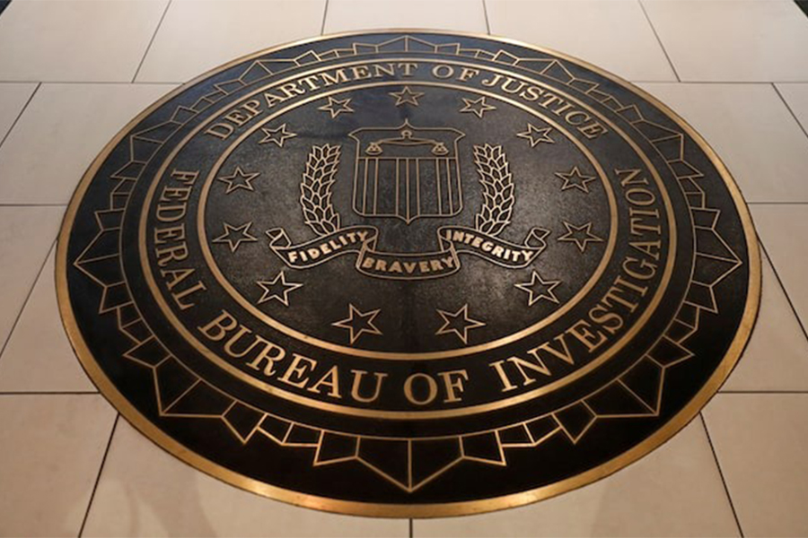 The Federal Bureau of Investigation seal is seen at FBI headquarters in Washington, US on June 14, 2018 — Reuters/File