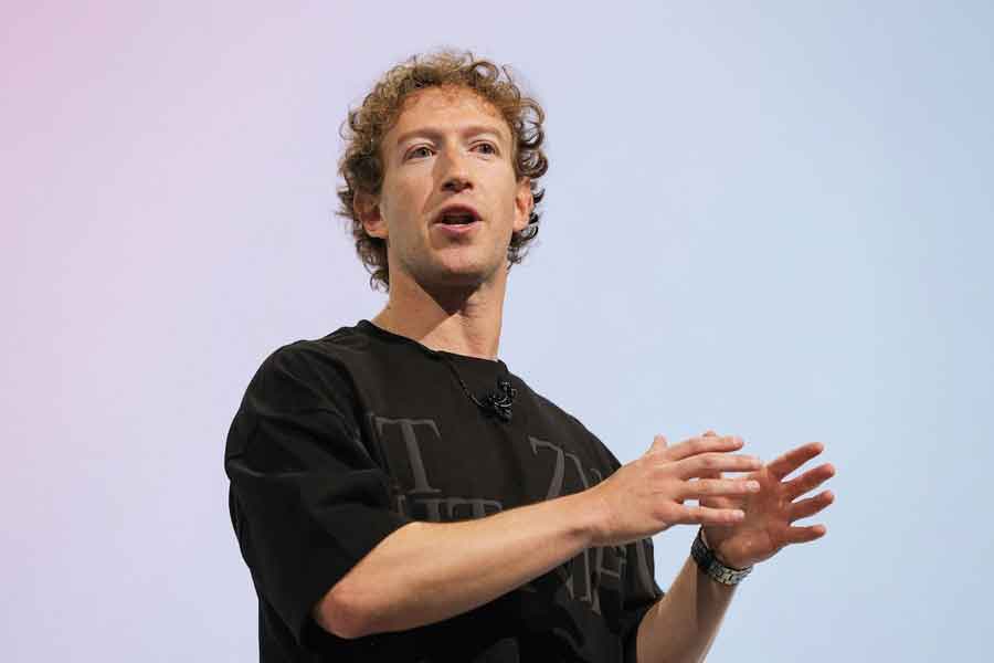 Meta CEO Mark Zuckerberg makes a keynote speech during the Meta Connect annual event, at the company's headquarters in Menlo Park, California, US, September 25, 2024.