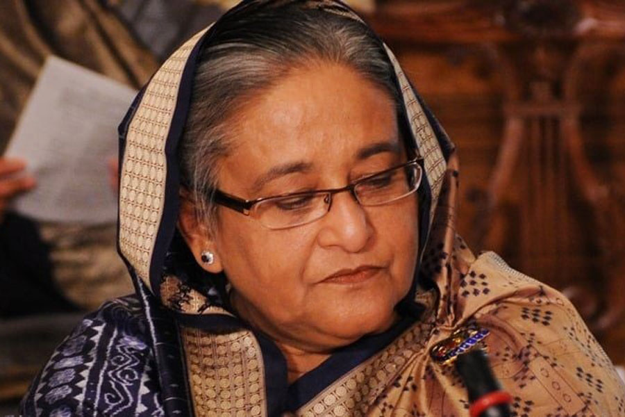 Ousted prime minister Sheikh Hasina -File Photo