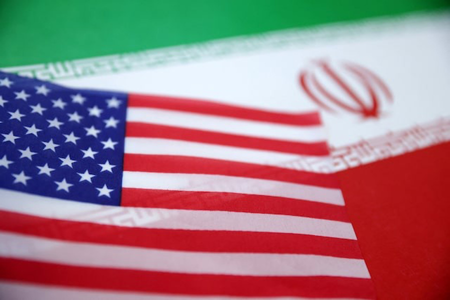 US and Iran flags are seen in this illustration taken June 18, 2025.