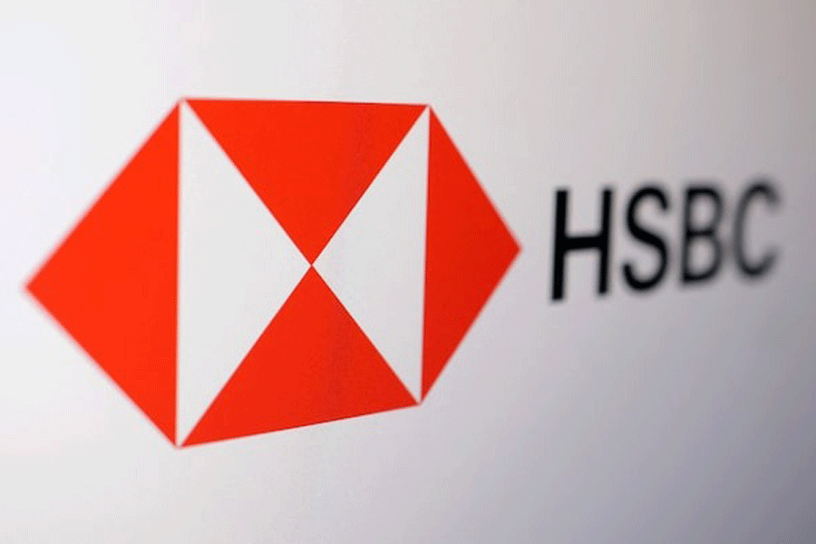 HSBC logo is seen in this illustration taken December 22, 2023.