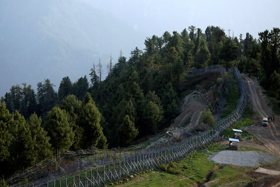 Fencing along the Line of Control (LoC) between India and Pakistan is pictured during a tour organised by the Indian Army for visiting journalists in north of Indian Kashmir on May 19, 2025 — Reuters photo