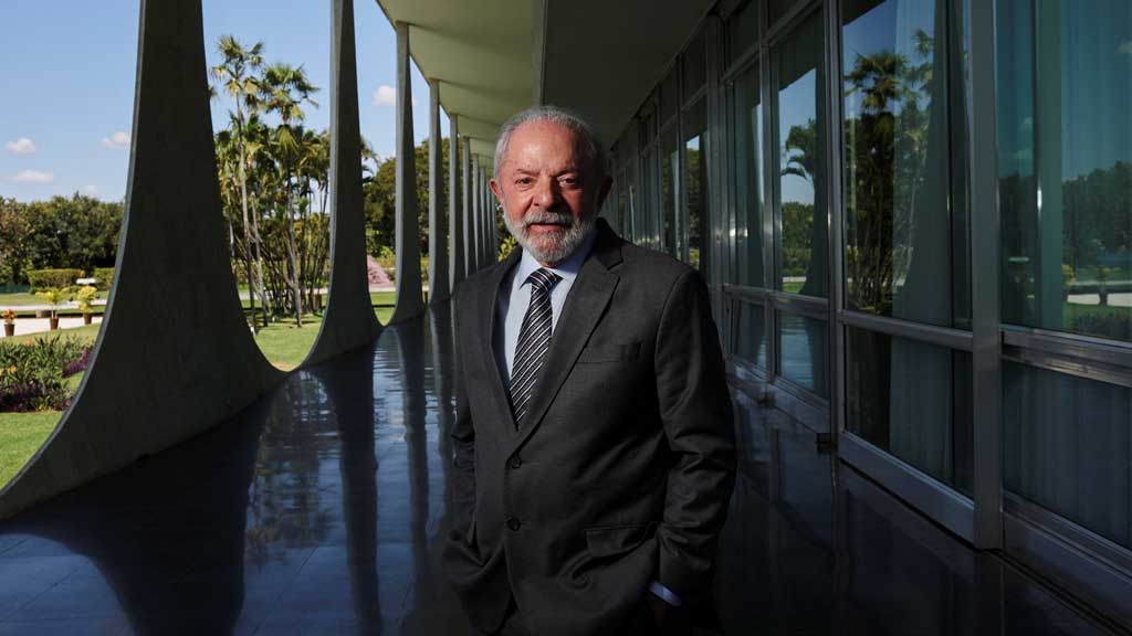 Brazil's President Luiz Inacio Lula da Silva poses for a picture after an interview with Reuters at the Alvorada Palace, in Brasilia, Brazil, August 6, 2025. REUTERS