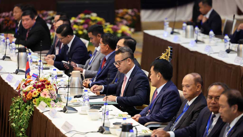 Cambodian Defence Minister General Tea Seiha attends the Extraordinary General Border Committee (GBC) to discuss the border dispute between Thailand and Cambodia in Kuala Lumpur, Malaysia Aug 7, 2025. REUTERS