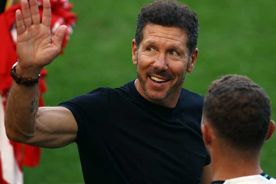 Atletico Madrid coach Diego Simeone reacts after the match - Friendly - Newcastle United v Atletico Madrid - St James' Park, Newcastle, Britain - Aug 9, 2025.