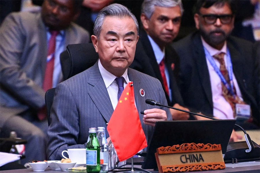 China's Foreign Minister Wang Yi attends the 15th East Asia Summit Foreign Ministers’ meeting during the 58th Association of Southeast Asian Nations (ASEAN) Foreign Ministers’ meeting and related meetings at the Convention Centre in Kuala Lumpur on July 11, 2025 — Pool via REUTERS/File