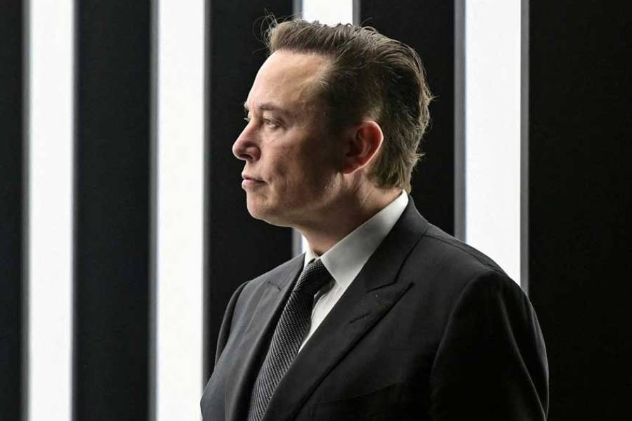 Elon Musk attends the opening ceremony of the new Tesla Gigafactory for electric cars in Gruenheide, Germany, Mar 22, 2022.