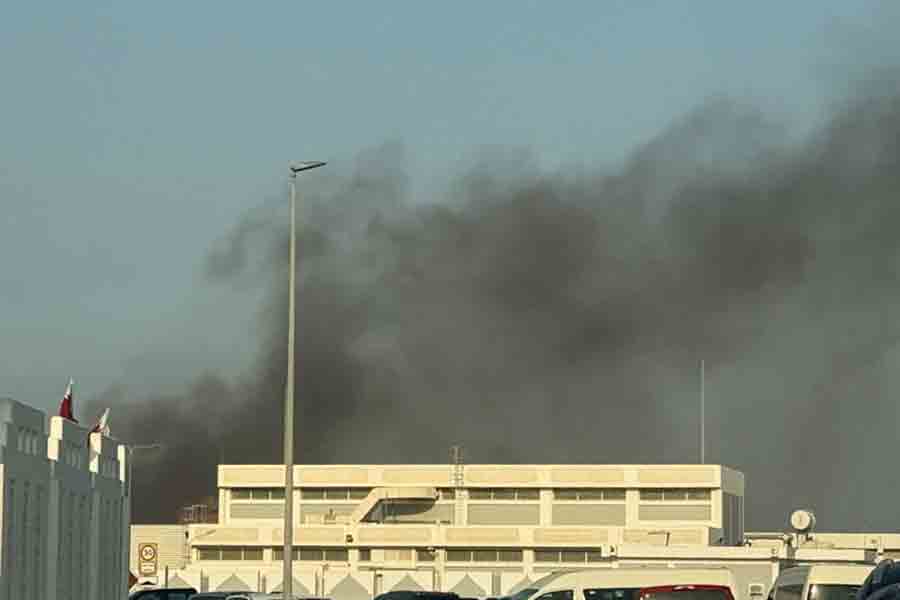 Smoke rises after Israel strikes in Doha, Qatar, September 9, 2025 —Agency Photo