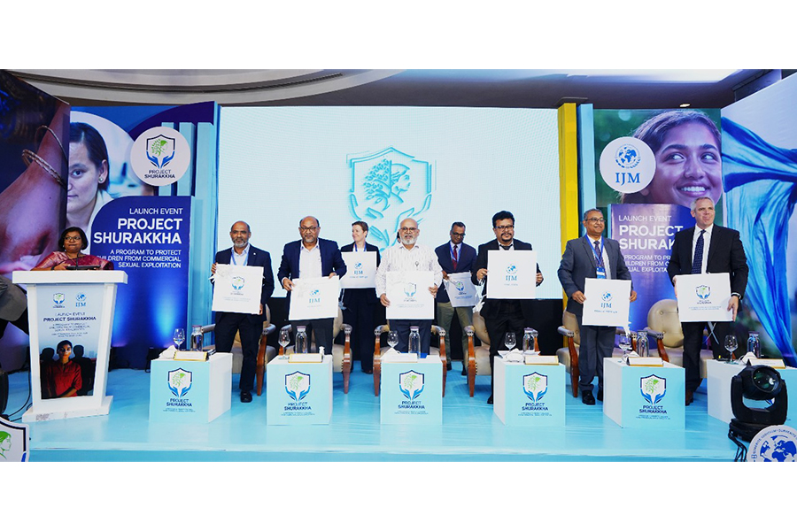 International Justice Mission (IJM) launches Project Shurakkha, an initiative to protect children from commercial sexual exploitation, during an event in Dhaka on Wednesday, September 17, 2025