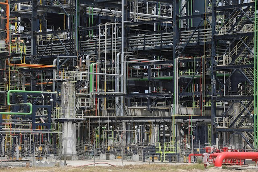 A view of the newly-commissioned Dangote Petroleum refinery in Ibeju-Lekki, Lagos, Nigeria May 22, 2023.