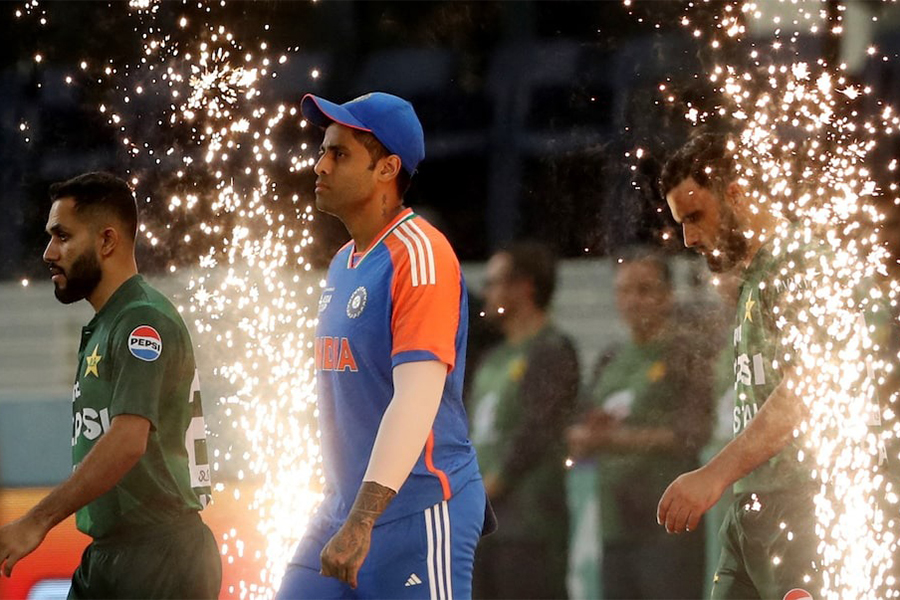 India’s Suryakumar Yadav walks out before the final against Pakistan at Dubai International Cricket Stadium, Dubai, United Arab Emirates on September 28, 2025 — Reuters photo