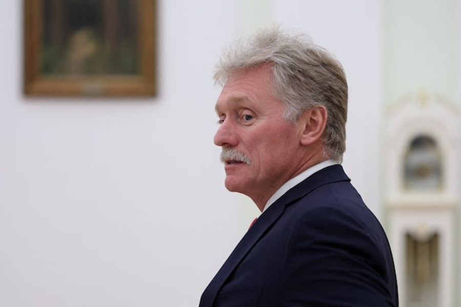 Kremlin spokesman Dmitry Peskov waits before a meeting of Russia's President Vladimir Putin with Ethiopia’s Prime Minister Abiy Ahmed in Moscow, Russia, September 25, 2025.
