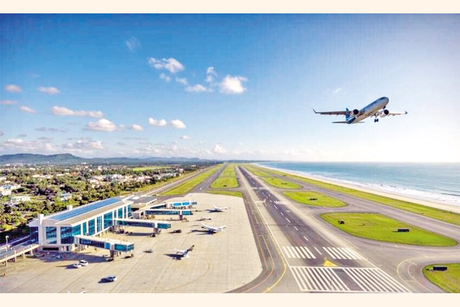 Cox's Bazar Airport is ready for international flight operations, but airlines have hardly shown any interest in operating flights from the airport. — Photo collected