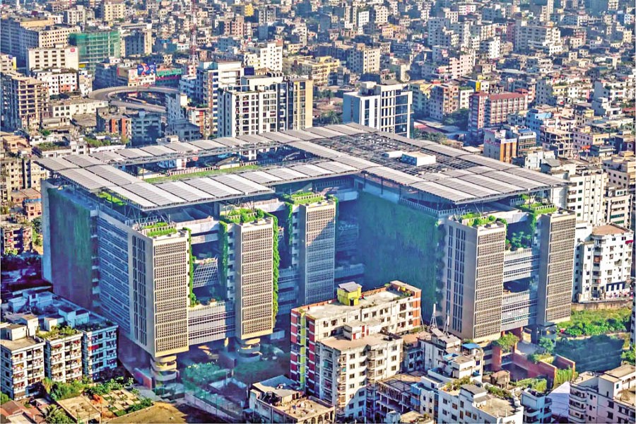 New campus of BRAC university seen in this photo