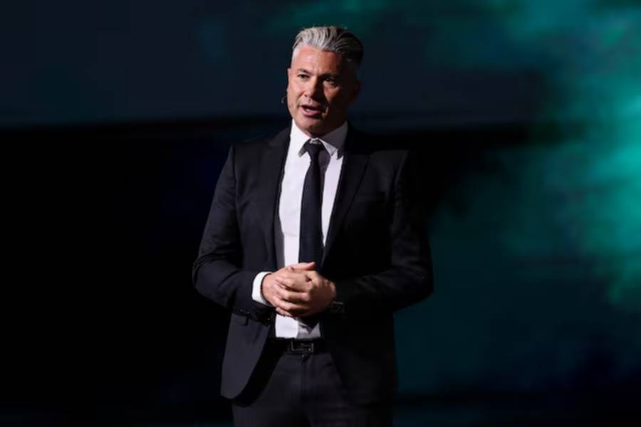 Tareq Amin, CEO of Humain, attends the Saudi-U.S. Investment Forum, in Riyadh, Saudi Arabia May 13, 2025.