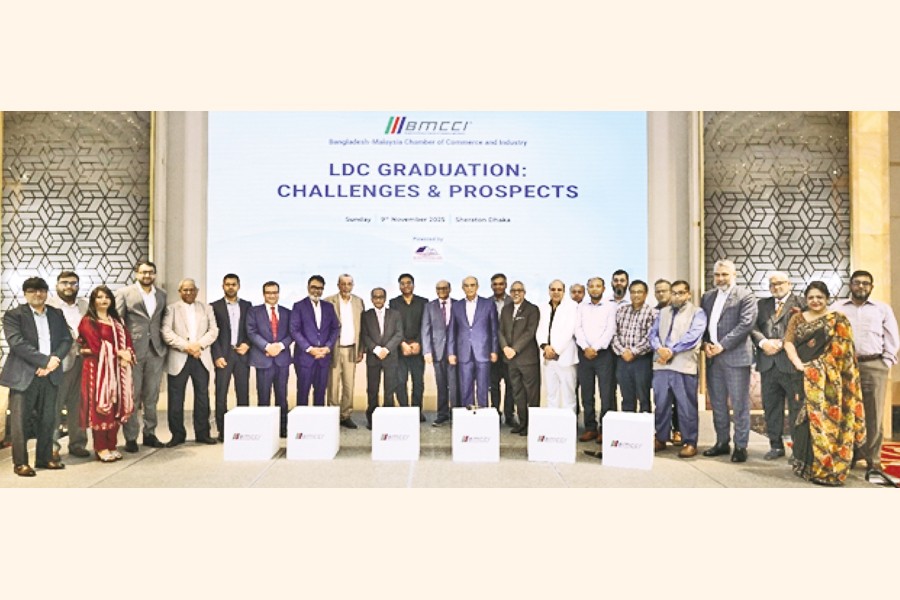 Bangladesh-Malaysia Chamber of Commerce and Industry (BMCCI) hosted a seminar on 'LDC Graduation: Challenges & Prospects' at a city hotel on Sunday.
