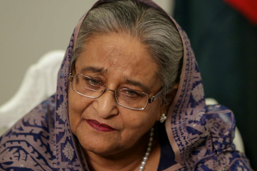 Sheikh Hasina -- File Photo