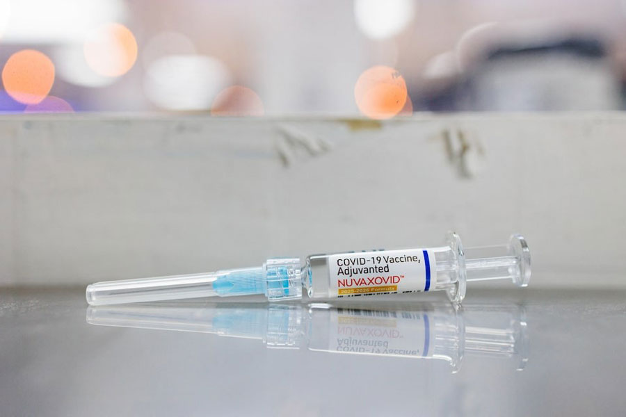 An illustration photo shows a dose of Novavax Nuvaxovid COVID-19 vaccine in Schwenksville, Pennsylvania, US, October 2, 2025.