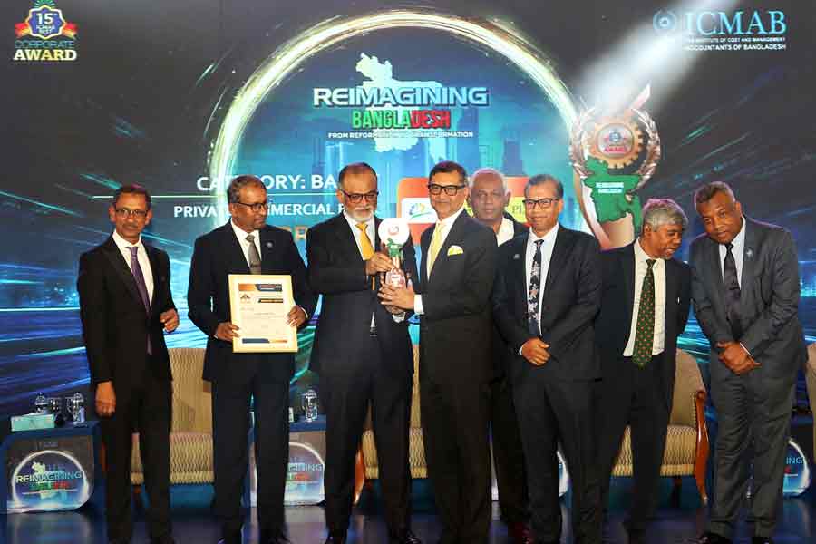 Eastern Bank has won the Bronze Award in the Private Commercial Bank category at the ICMAB Best Corporate Award 2025, in recognition of its significant contribution to the banking sector and the national economy. The award was formally presented by Sk. Bashir Uddin, Advisor to the Ministry of Commerce, Government of Bangladesh, to Ziaul Karim, Head of Communications and External Affairs of EBL, at a ceremony held recently at the Bangladesh–China Friendship Conference Centre in Dhaka.
