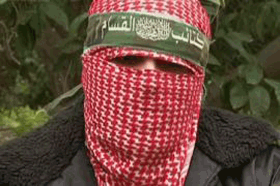 The slain spokesperson for Hamas' military wing the al-Qassam Brigades, known as Abu Obeida.