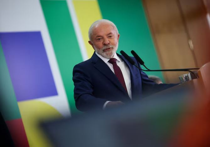 Brazil's President Luiz Inacio Lula da Silva attends a press conference at the Planalto Palace in Brasilia, Brazil, December 18, 2025. REUTERS/Adriano Machado