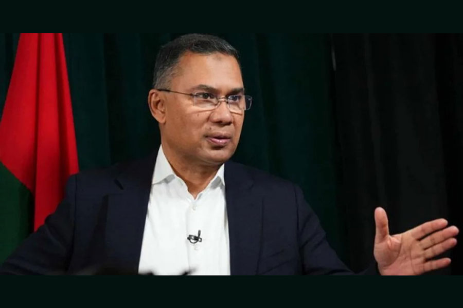 Tarique Rahman, Chairman of the Bangladesh Nationalist Party (BNP)