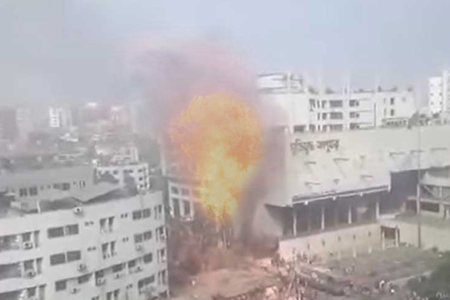 Muktijuddha Jadughar on fire, brought under control after an hour