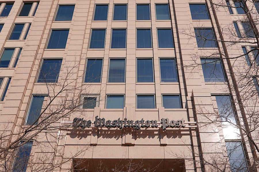 A view of The Washington Post building ahead of a 'Save the Post' rally by union members and supporters outside The Washington Post after widespread layoffs were announced, in Washington, DC, US on February 5, 2026 — Reuters photo