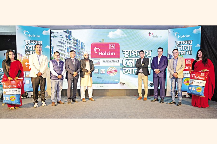 LafargeHolcim has launched another new product, Holcim Coastal Guard, a salinity and sulphate-resistant cement.