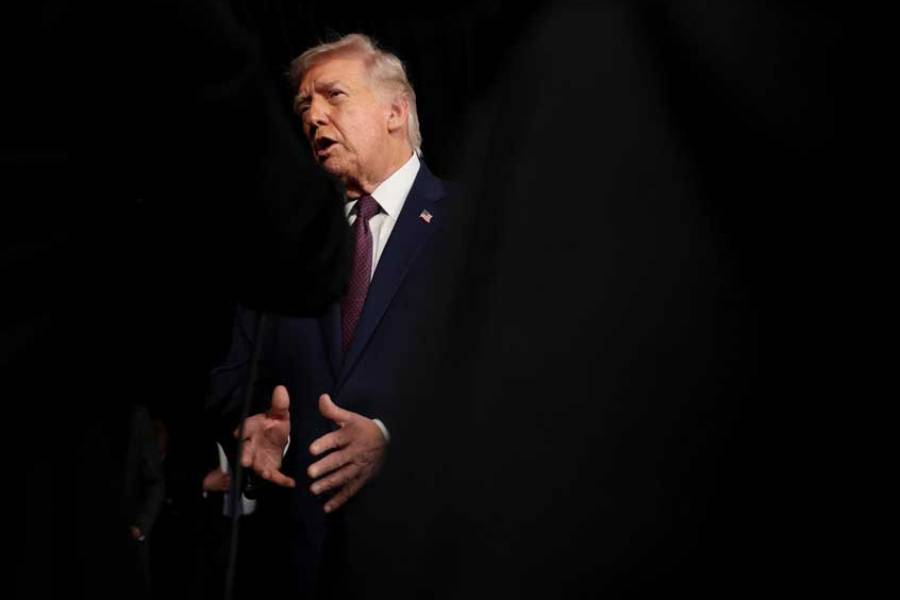 US President Donald Trump speaks on the day of the premiere of the documentary film “Melania” at the John F Kennedy Center for the Performing Arts, recently renamed to include US President Donald Trump’s name, in Washington, DC, US, Jan 29, 2026.