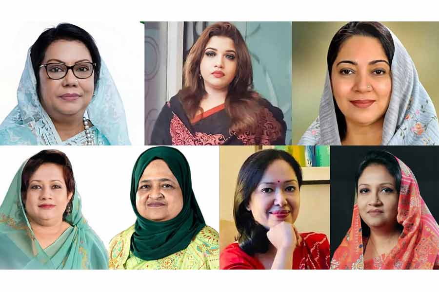 - Seven elected women MPs